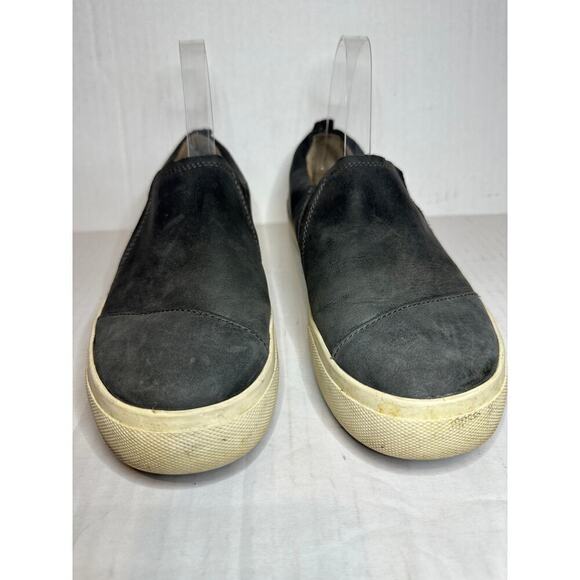 Taos Size 8 Twin Gore Lux Walking Shoes Slip On Leather Sneakers Black Casual - Picture 3 of 11